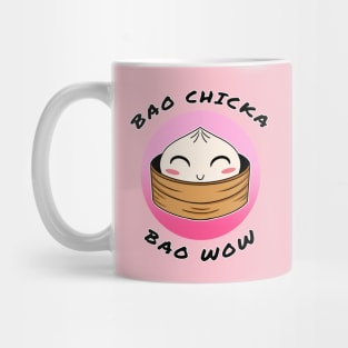 Bao chicka bao wow! (Kawaii bao) -food pun/ dad joke design Mug